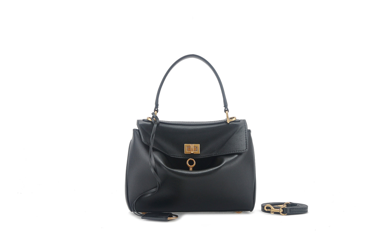 Women's Smooth Calfskin Portable Underarm Leisure Commute Shoulder Bags