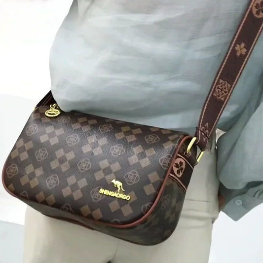 Women's Texture Fashionable Dumpling High-grade Wide Strap Crossbody Bags