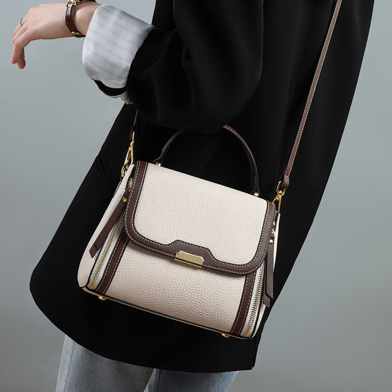 Women's Trendy High-grade Fashion Portable Genuine Leather Shoulder Bags