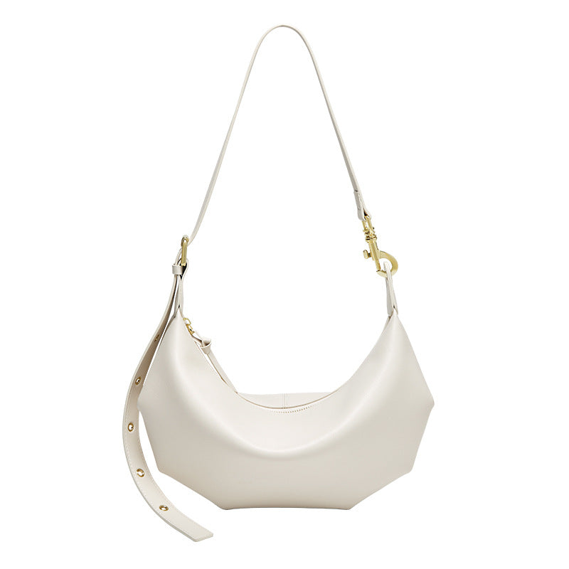 Women's Fashion Dumpling Summer Genuine Leather Soft Bags