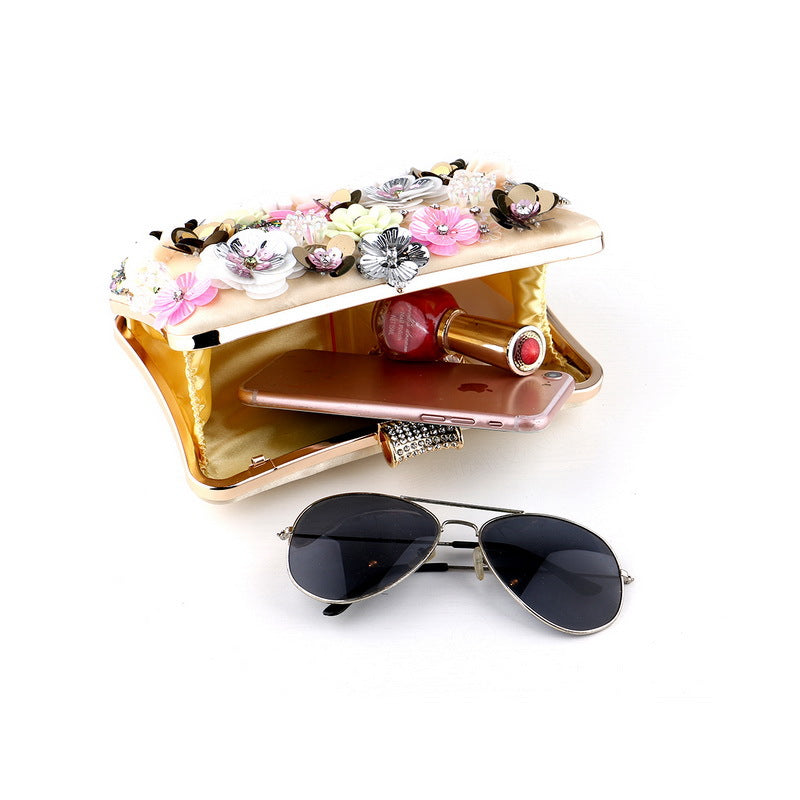 Dinner Lady's Flower Banquet Clutch Dress Evening Bags