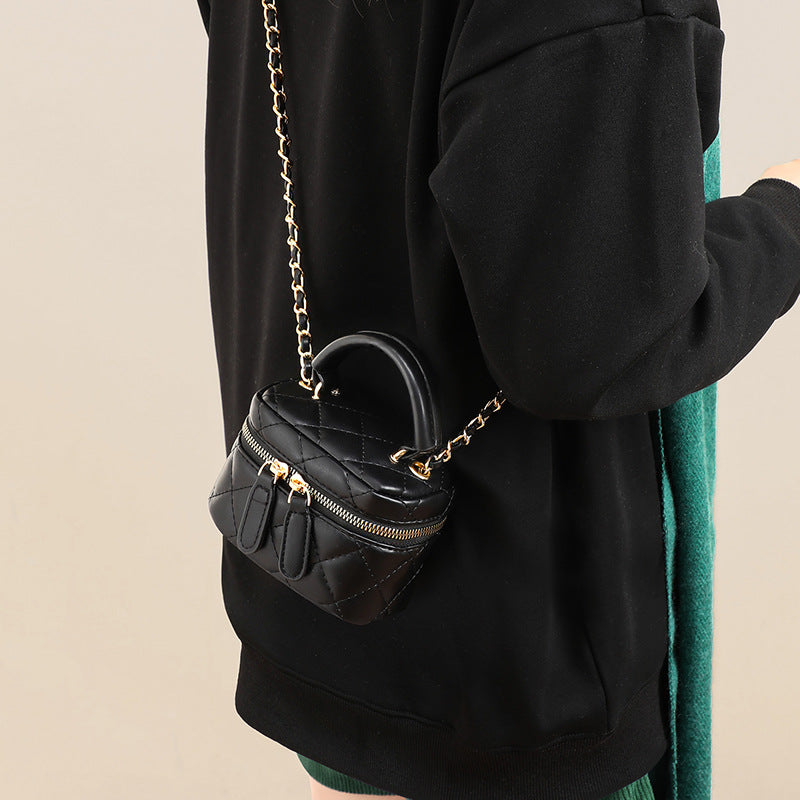 Women's Fashion High Sense Niche Leather Crossbody Bags