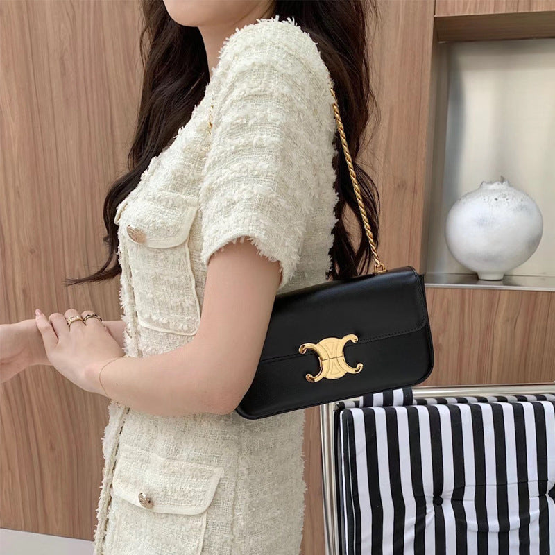 Fashion Chain Arc Underarm Vintage Presbyopic Shoulder Bags