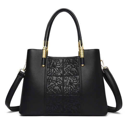Women's Chinese Style Embroidery High Sense Mother Handbags