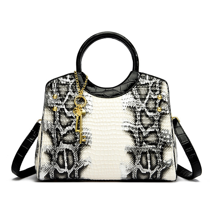 Elegant Genuine Leather Cheongsam Large Capacity Shoulder Bags