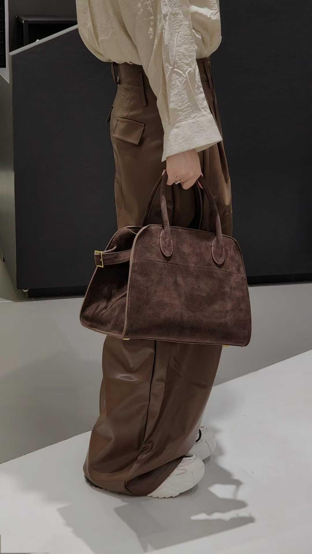 Women's Matte Leather Large Capacity Totes First Handbags