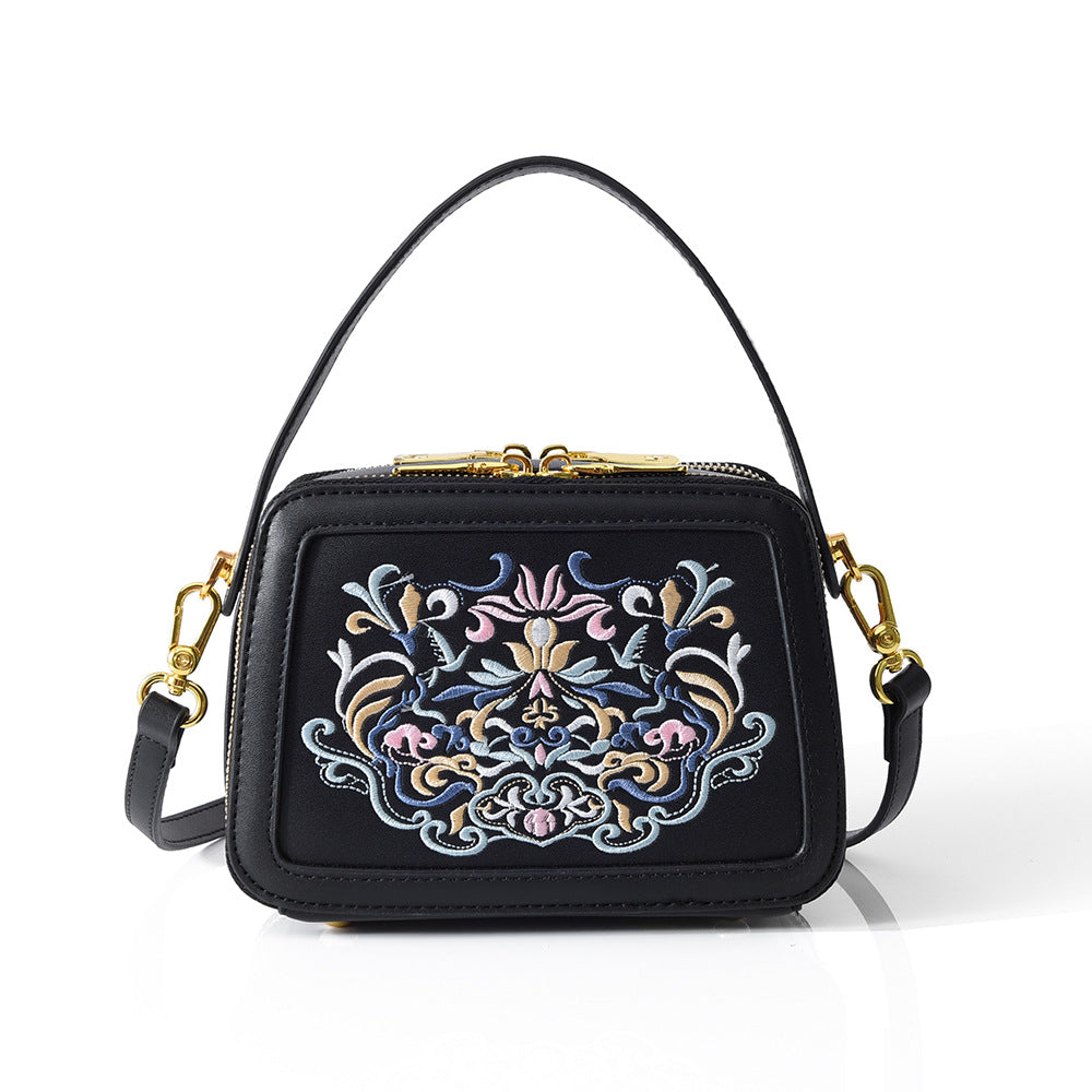 Women's Chinese Style Portable High Sense Crossbody Bags