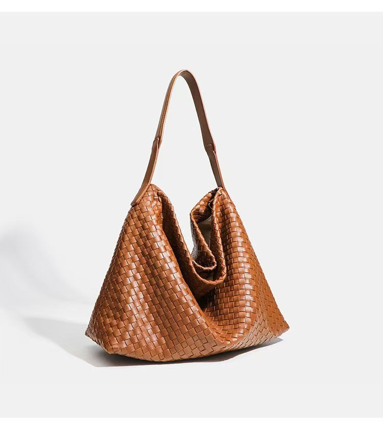 Classic Pretty Women's Woven Big Fashion Shoulder Bags