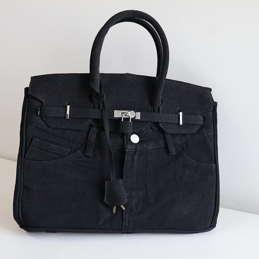 Fashion Spoof Jeans Pocket Denim Portable Handbags