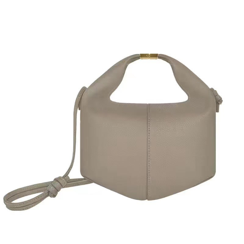Women's French Niche High Sense Leather Mai Crossbody Bags