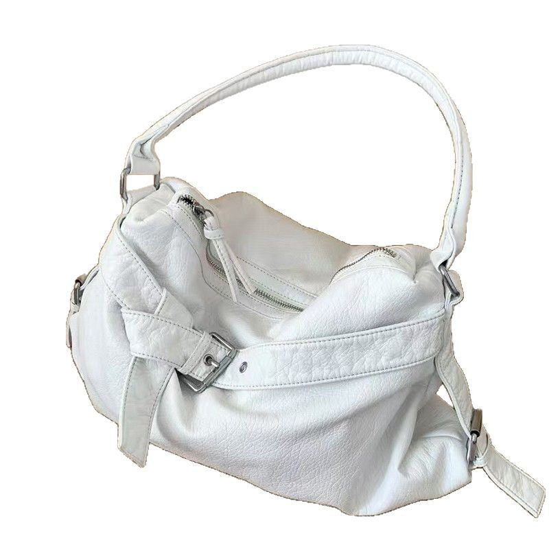 High-grade Large Capacity Motorcycle Female Trendy Crossbody Bags