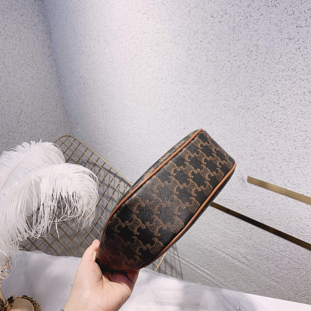Women's Presbyopic Underarm Niche High-grade Genuine Leather Shoulder Bags