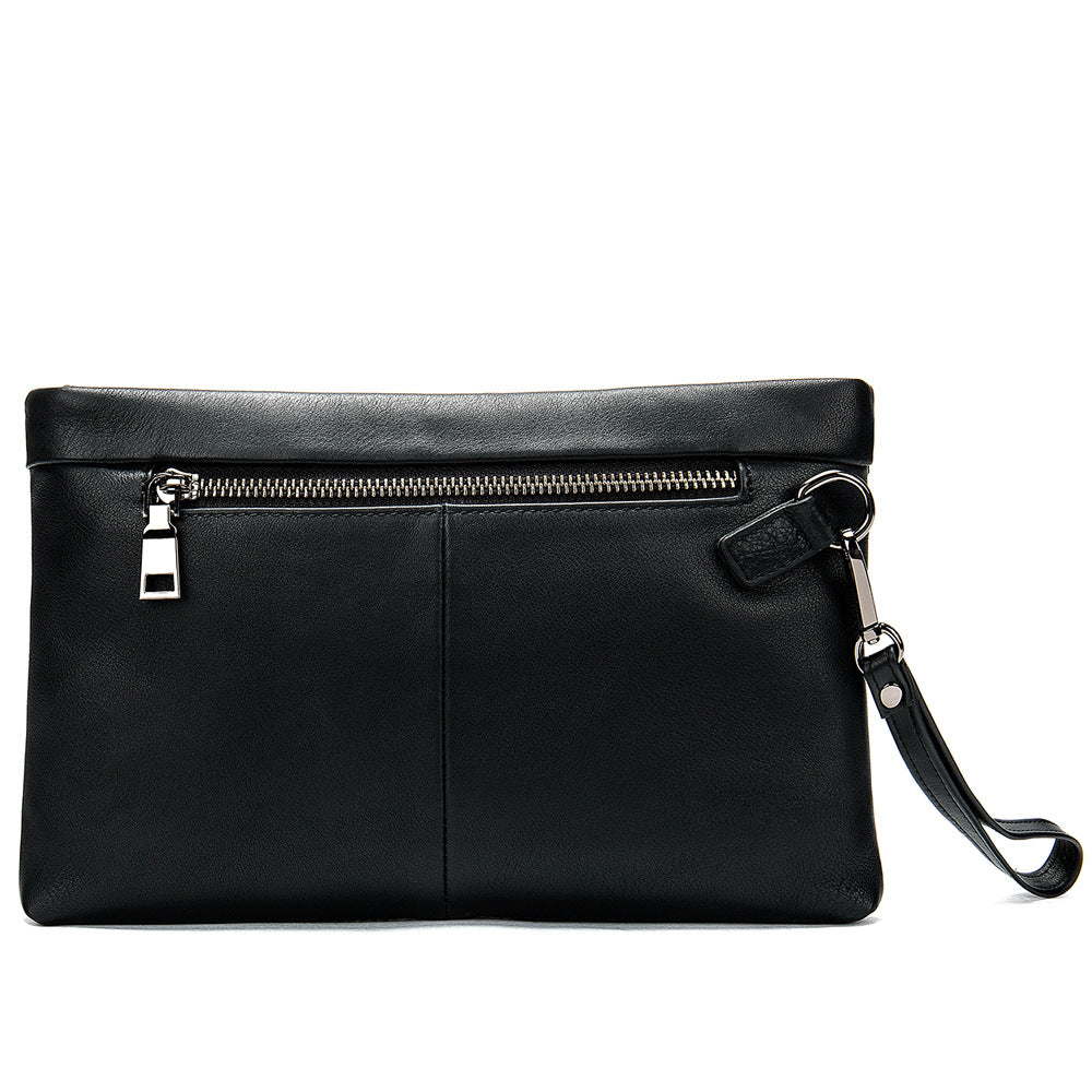 Men's Leather Clutch Business Simplicity Envelope Natural Men's Handbags