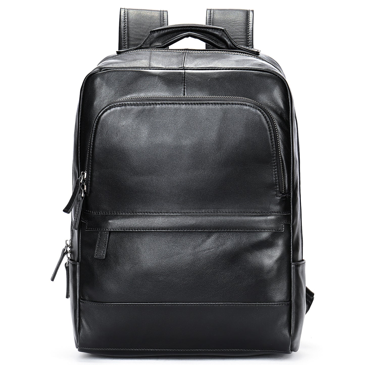Men's Leather Cowhide Retro Large Capacity Business Backpacks