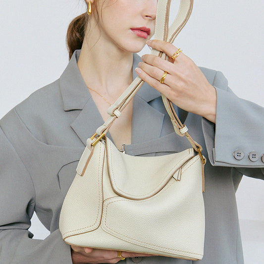 Women's Spring Genuine Leather First Layer Cowhide Shoulder Bags