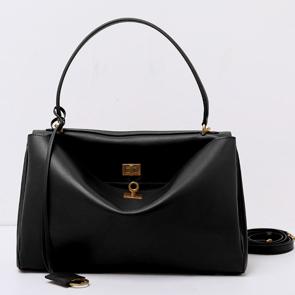 Women's Leather Large Capacity Portable Underarm Lazy Shoulder Bags