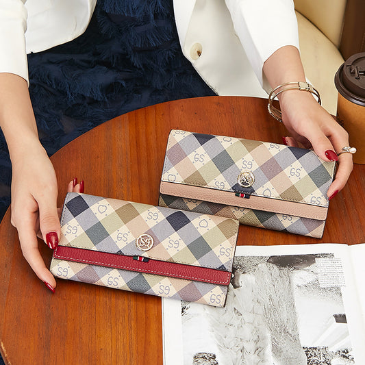 Women's Long Clutch Large Capacity Simple Ladies Wallets