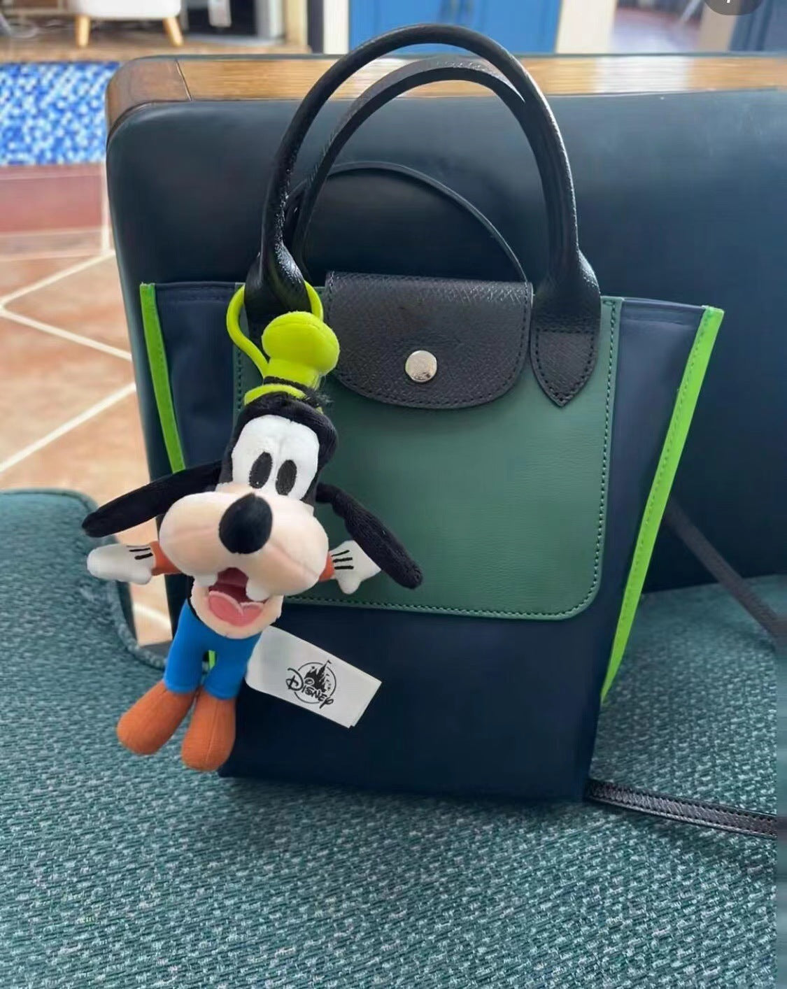 Women's Color-matching Leather Patchwork Portable Dumpling Handbags