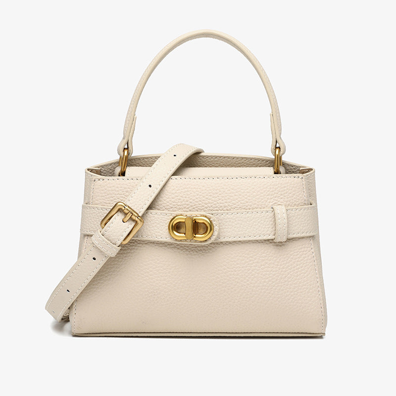 Women's Genuine Leather Kelly Layer Cowhide Commuter Handbags