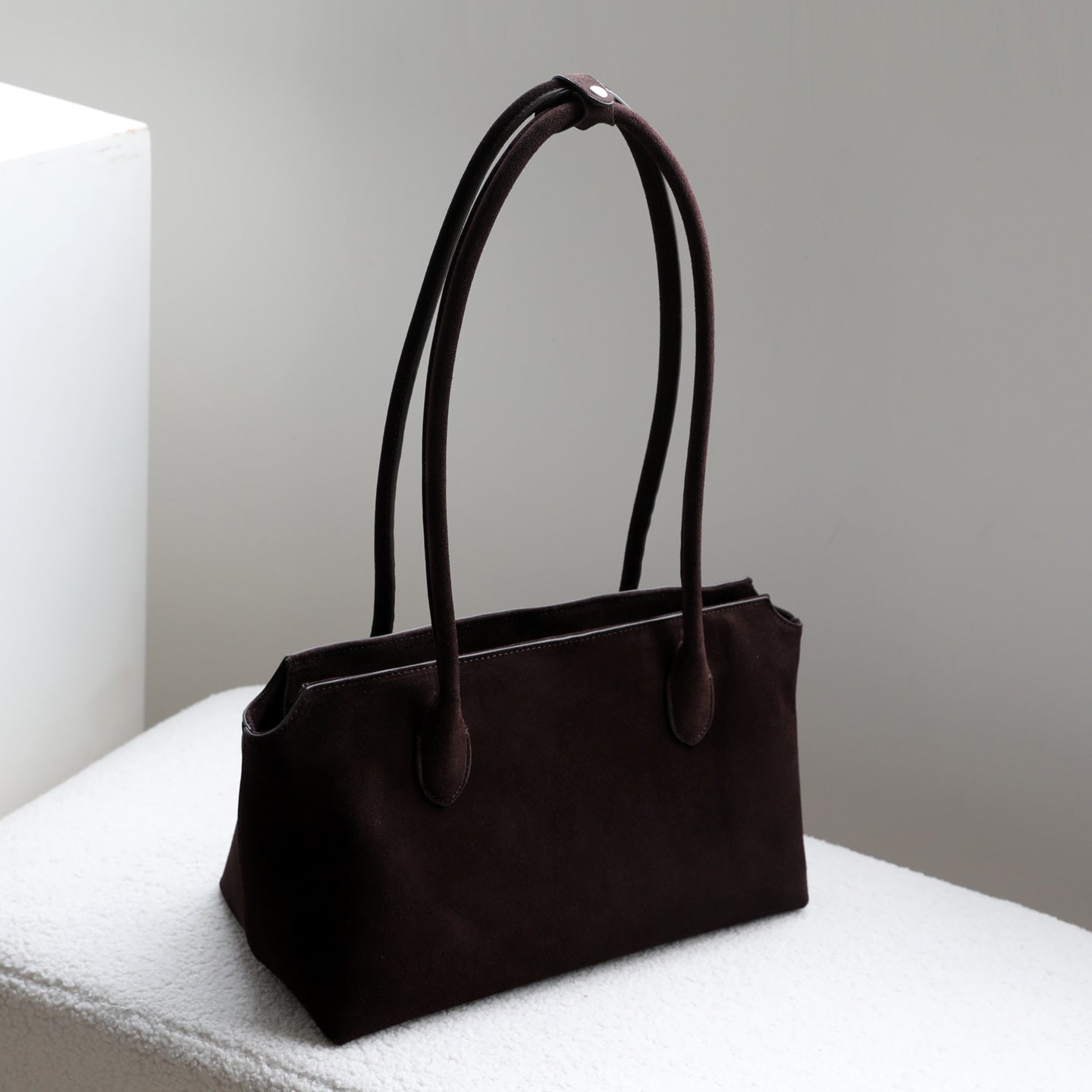 Cool Elegant Simple Retro Suede Underarm Tote Bags