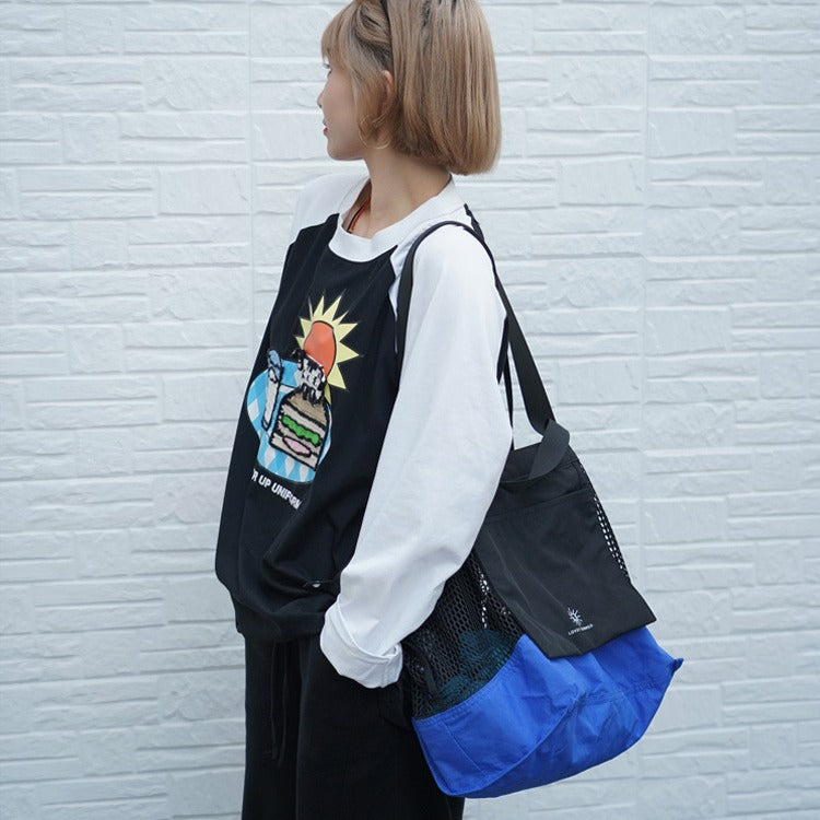 Women's & Men's & Grapefruit Summer Trendy Cool Mesh Shoulder Bags