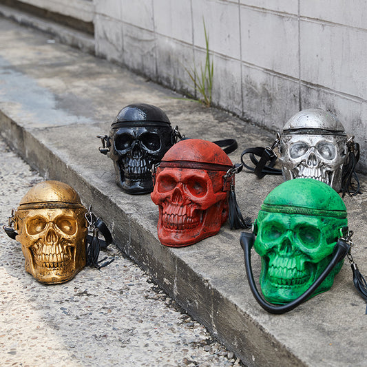Women's & Men's & Skull Halloween Essential Decoration Crossbody Bags