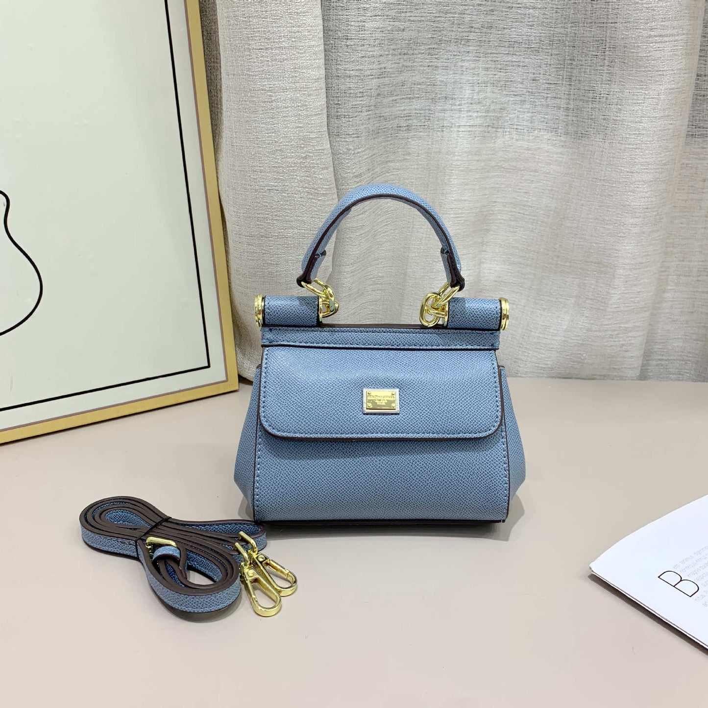 Women's Sicilian Fashion One Genuine Leather Handbags