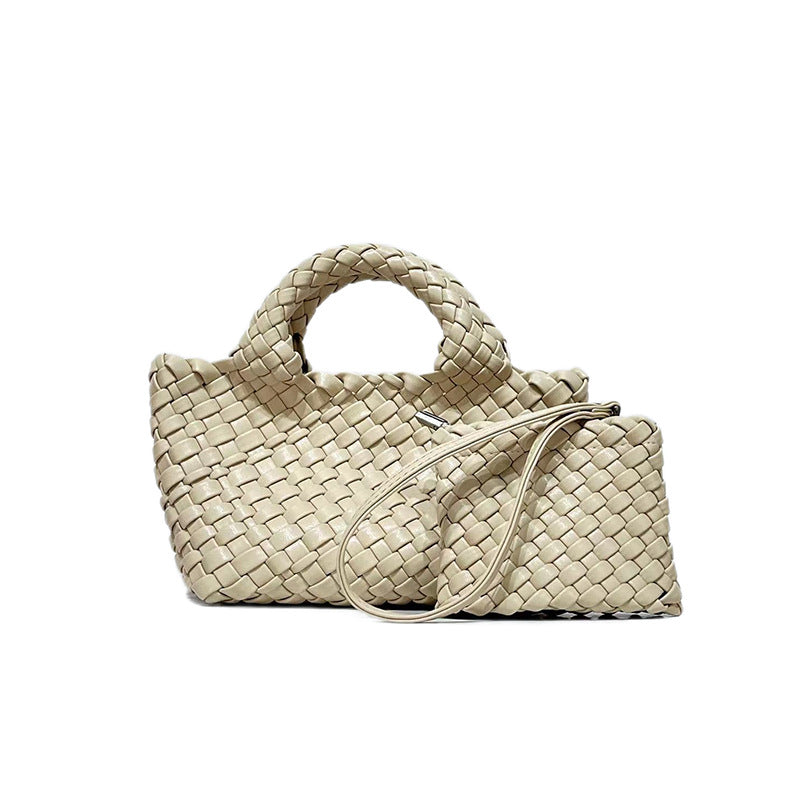 Casual Women's Pretty Hand-woven Vegetable Basket Shoulder Bags