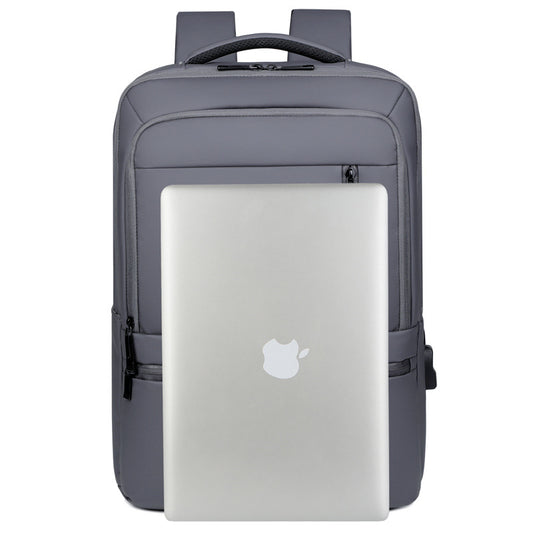 Men's Business Multifunctional Computer Printed Derm Backpacks