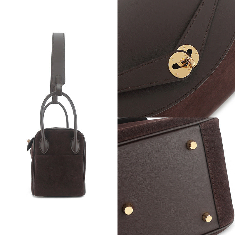 Women's Lindy Doctor Suede Fashionable Hand Holding Shoulder Bags