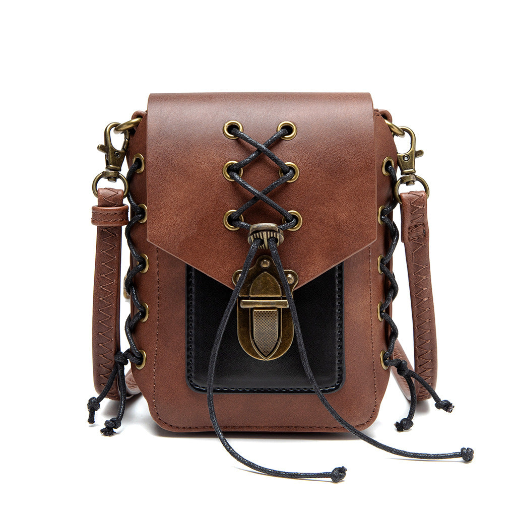 Trendy Glamorous Women's Retro Style Versatile Small Square Bags