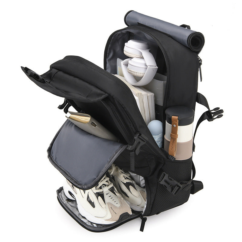 Men's Business Short-distance Large Capacity Multifunction Backpacks