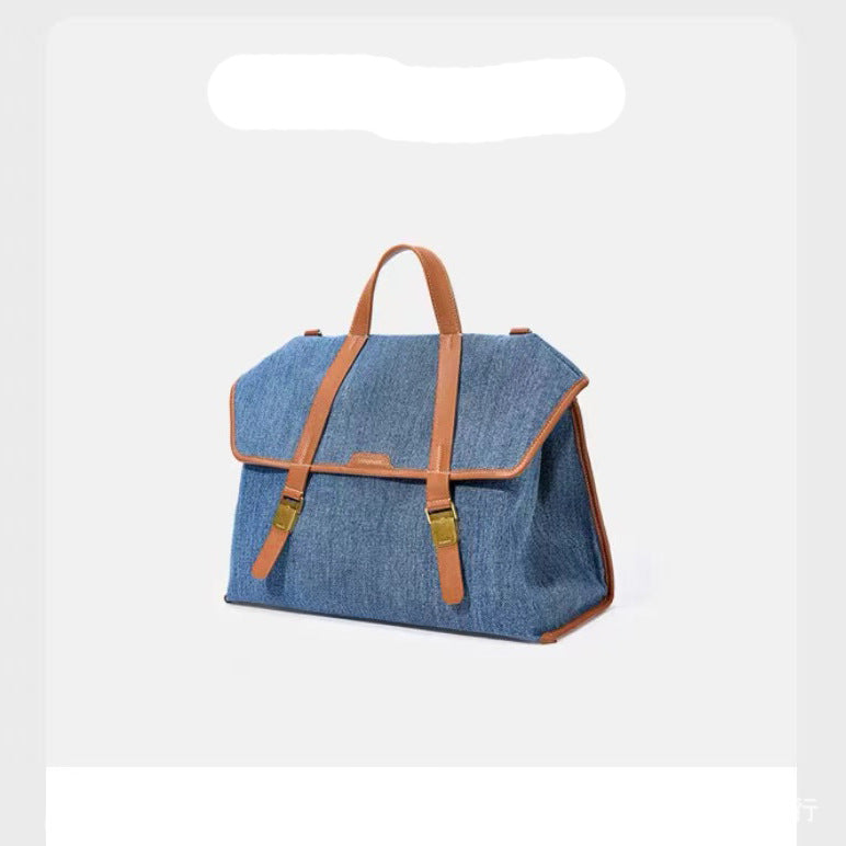Women's Attractive Lu Mountain Has Denim Backpacks