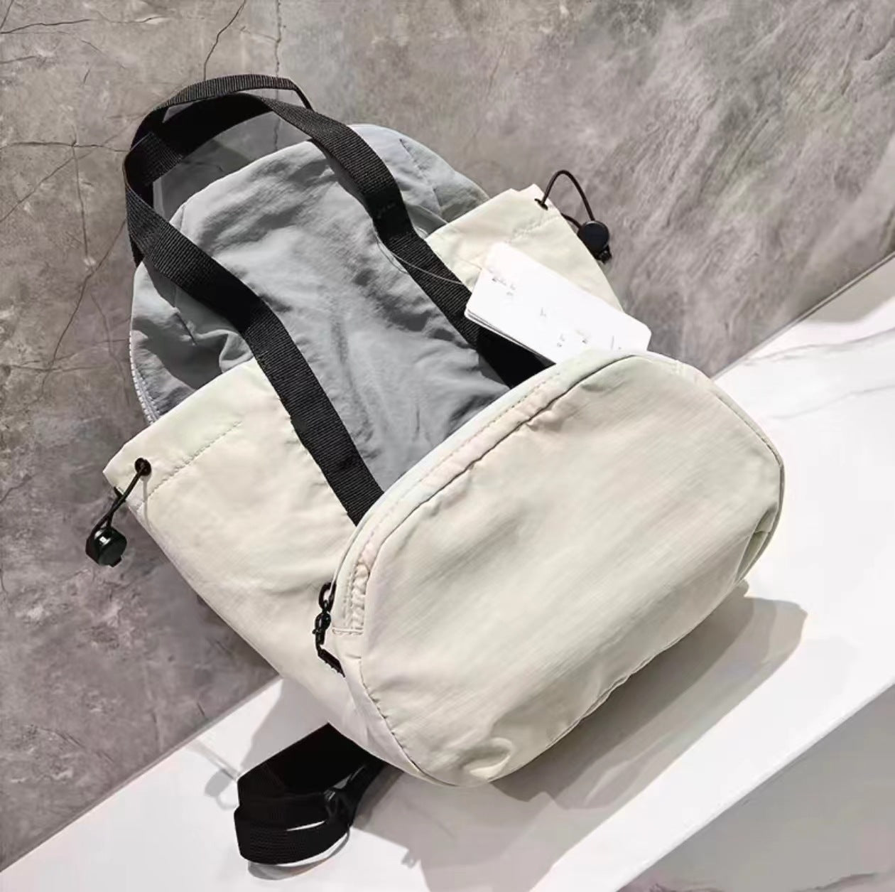 Cool Polo Letter Leisure Three-in-one Mother Backpacks