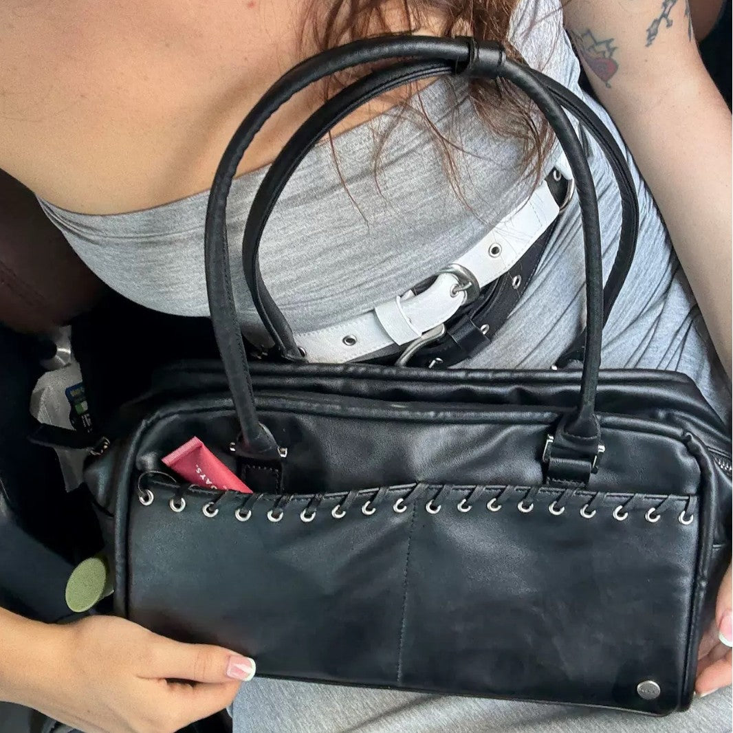 Women's Niche Artificial Leather Rectangular Soft Shoulder Bags