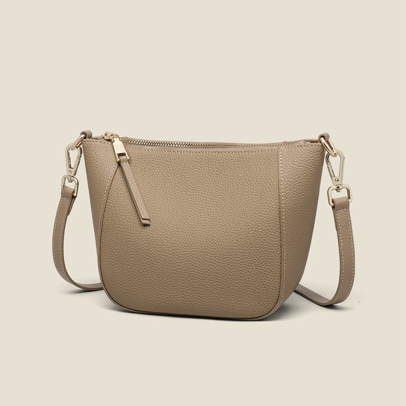 Women's Leather Packet First Layer Cow Dumpling Crossbody Bags