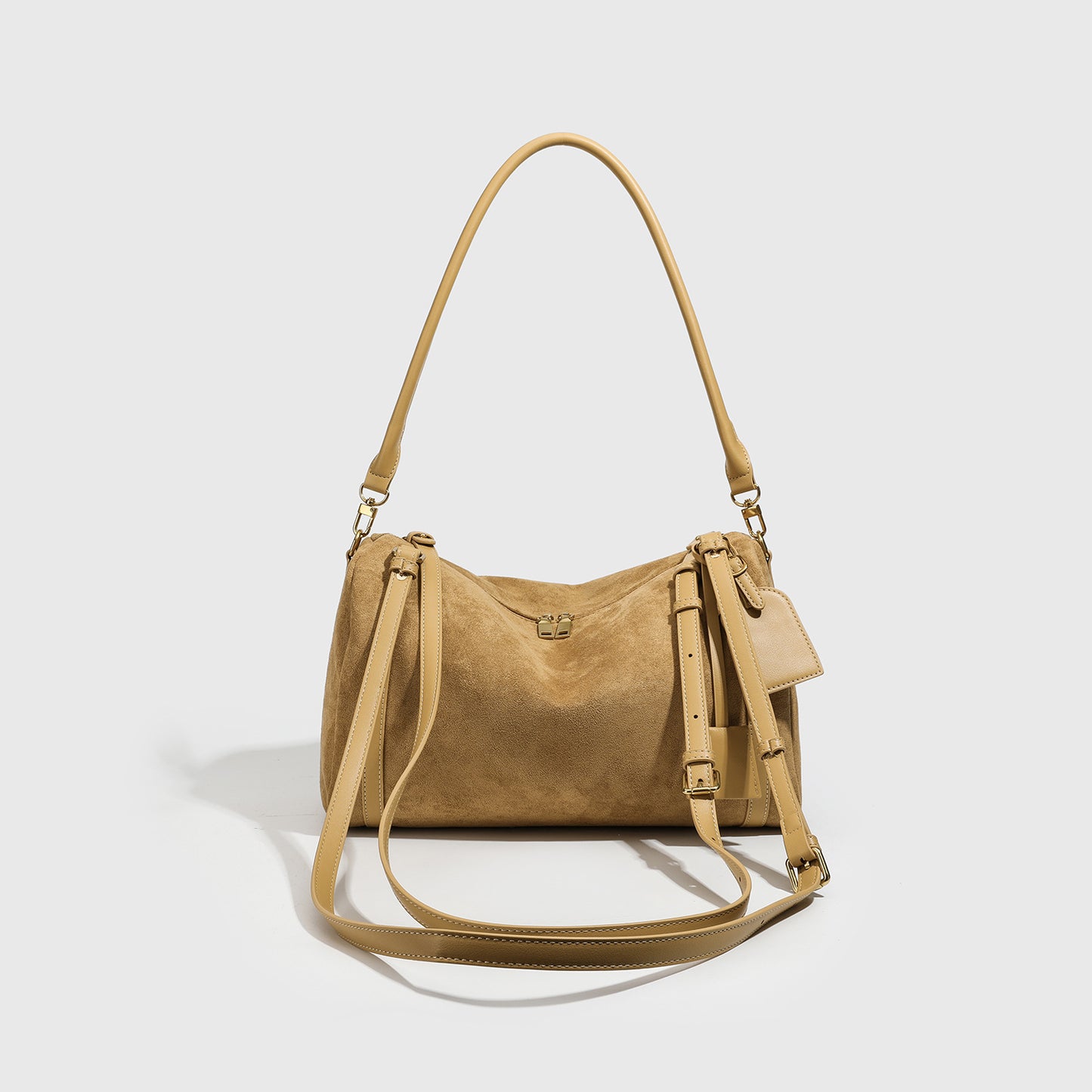 Suede Frosted Boston Large Capacity Commuter Bags