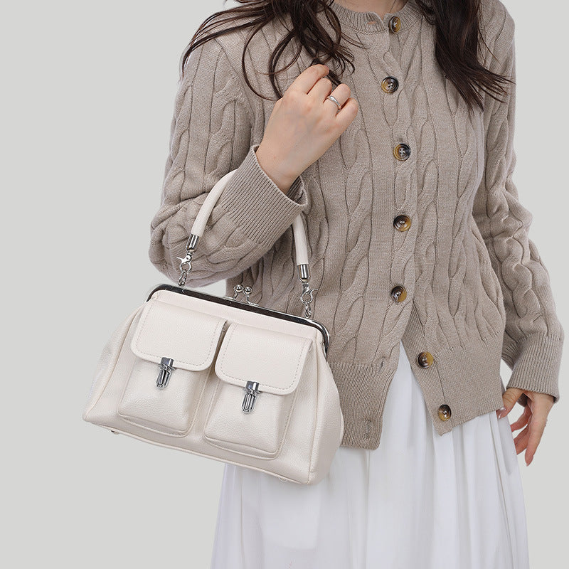 Women's Retro Fashion Large Capacity Niche Crossbody Bags