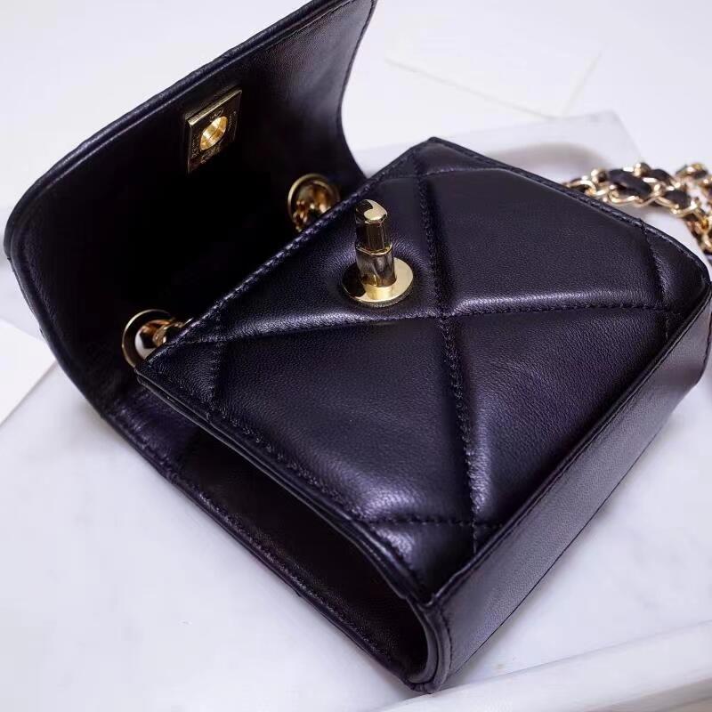 Women's Diamond Style Genuine Leather Mini Portable Crossbody Bags