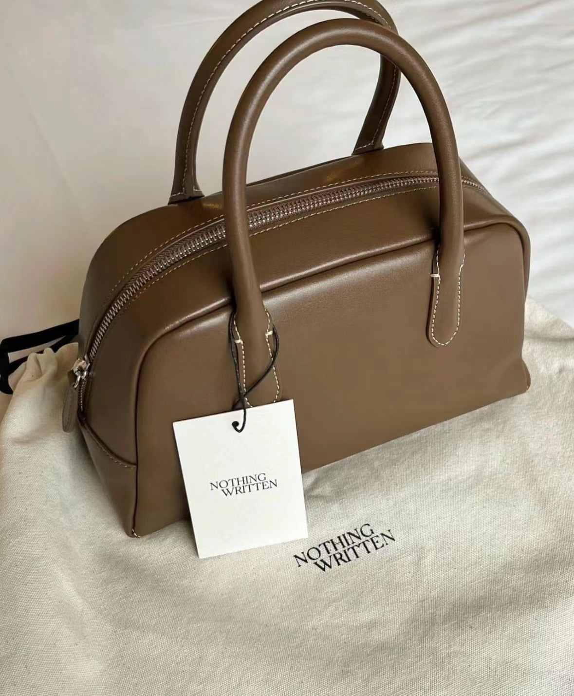 Trendy Glamorous Niche Boston Cowhide Suede Handbags