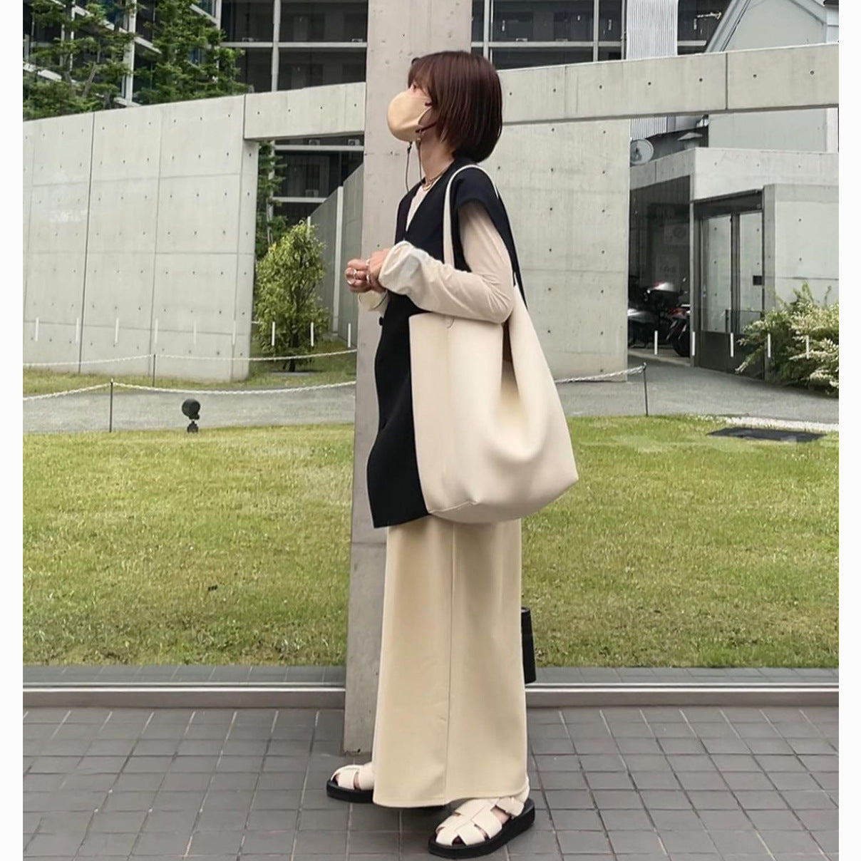 Women's Niche Simple Large Capacity First Layer Bags