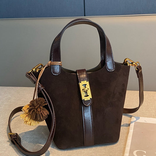 Women's Trendy Simple Combination High-grade Portable Niche Shoulder Bags