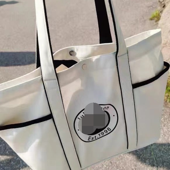 Women's Bowling Large Capacity Canvas Portable Trendy Handbags