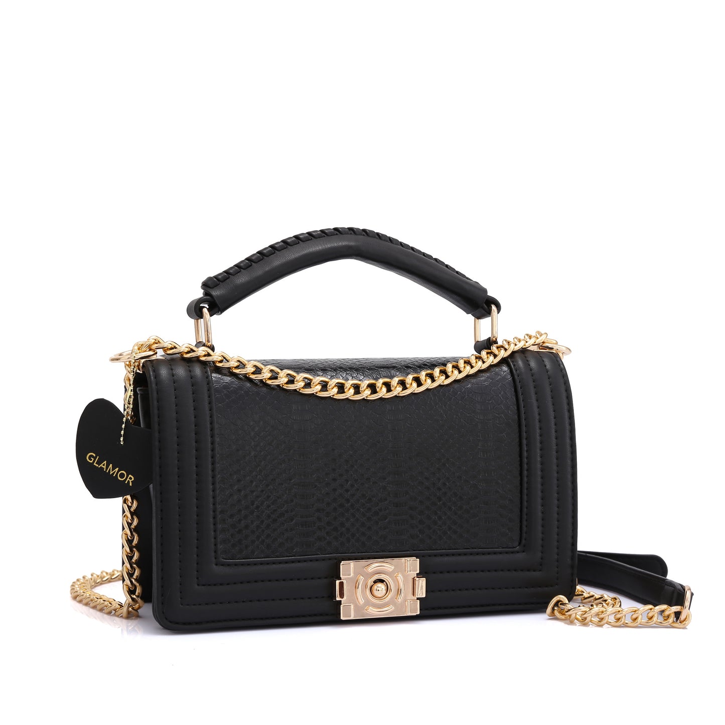 Women's Large Capacity Leather Retro Mom Chain Bags