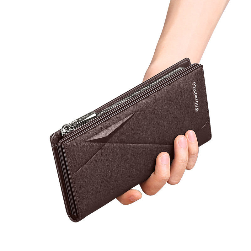 Men's Emperor Paul Long Leather First Layer Men's Wallets