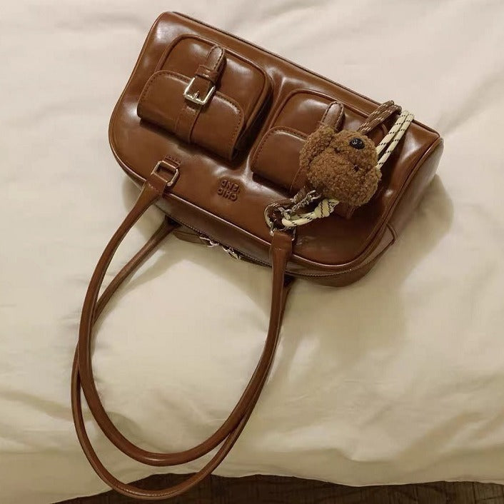 Women's Samba Lounge Pillow Autumn Retro Boston Shoulder Bags
