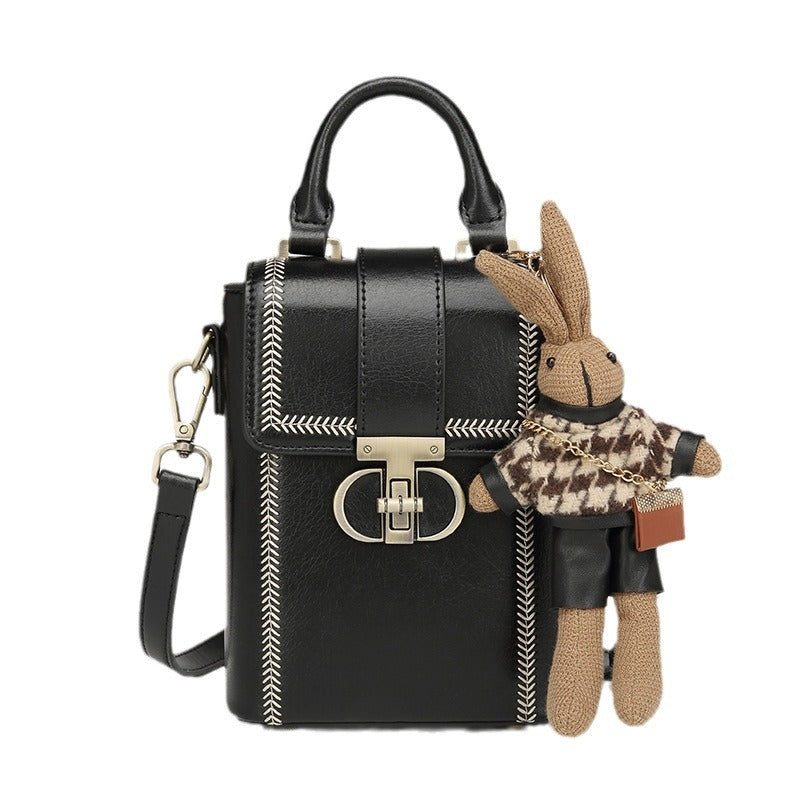 Women's Leather High-grade Retro Versatile Niche Crossbody Bags