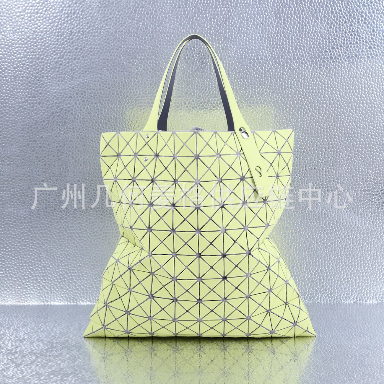 Geometric Diamond Pattern Grid Deformation Portable Shoulder Bags