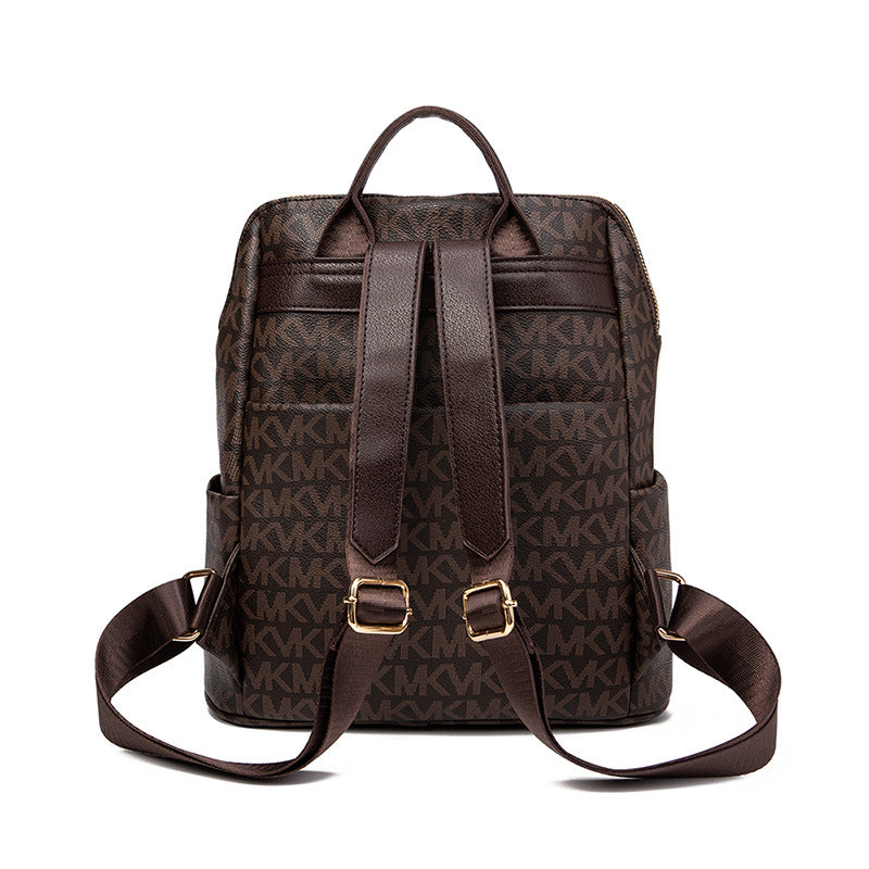 Women's Korean Style Easy To Match Fashion Large Backpacks