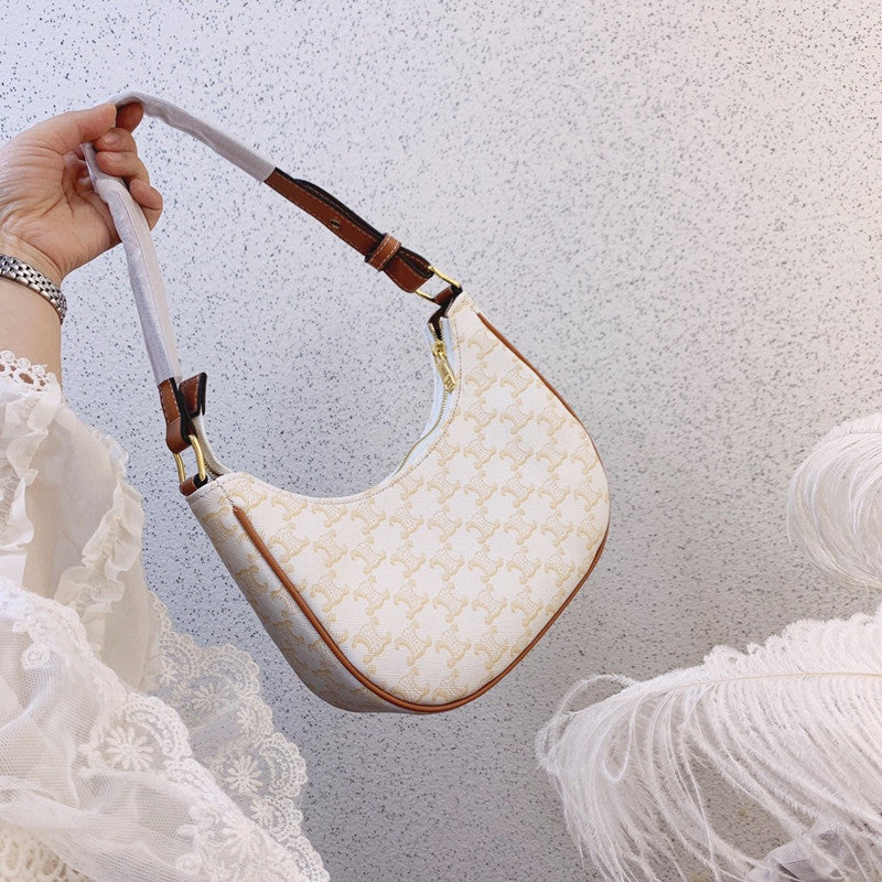 Women's Presbyopic Underarm Niche High-grade Genuine Leather Shoulder Bags
